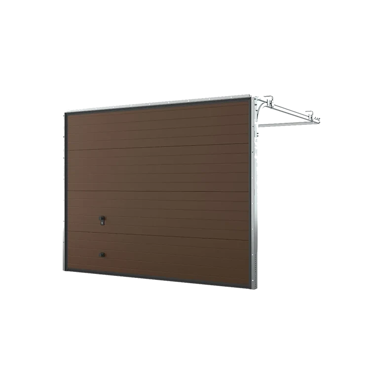 Porte de garage sur mesure posée à Alizay par Atout Menuiserie