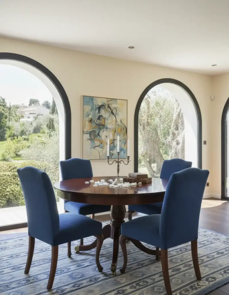 chassis vitre fixe design arc