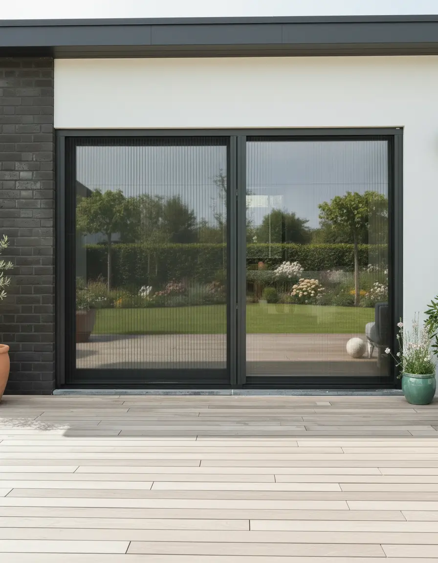 moustiquaire plissée