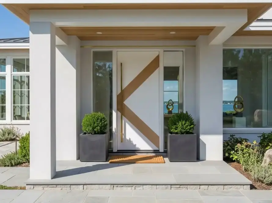 Porte d'entrée sur mesure — Atout Menuiserie (Eure)