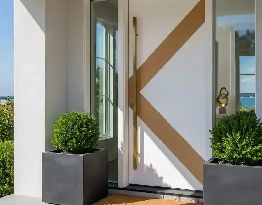 Porte d'entrée sur mesure — Atout Menuiserie (Eure)