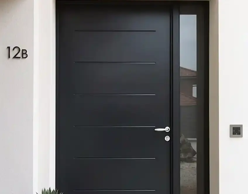 Porte d'entrée sur mesure — Atout Menuiserie (Eure)