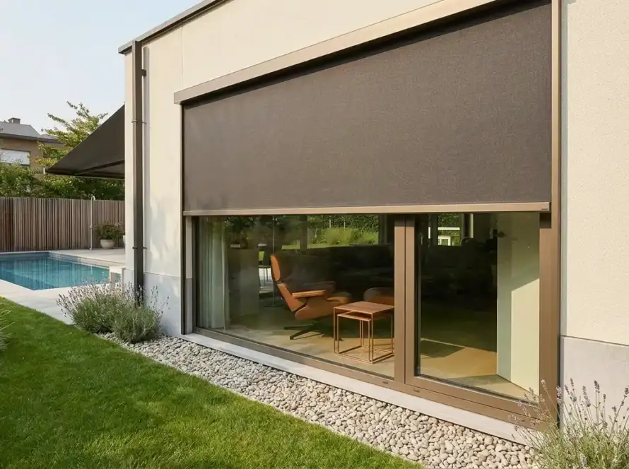 Store screen / toile solaire sur mesure — Atout Menuiserie (Eure)
