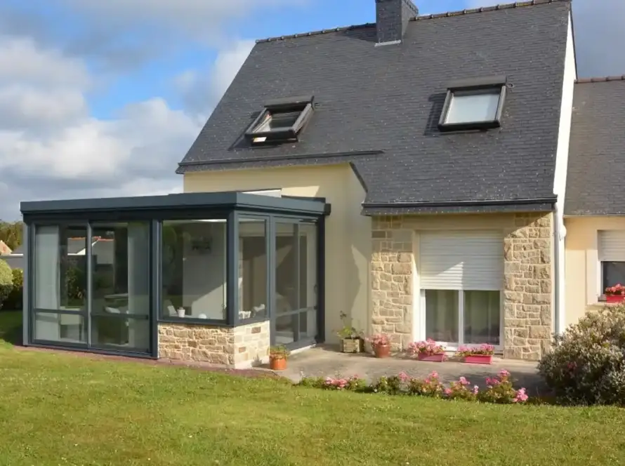 Véranda aluminium sur mesure — Atout Menuiserie (Eure)