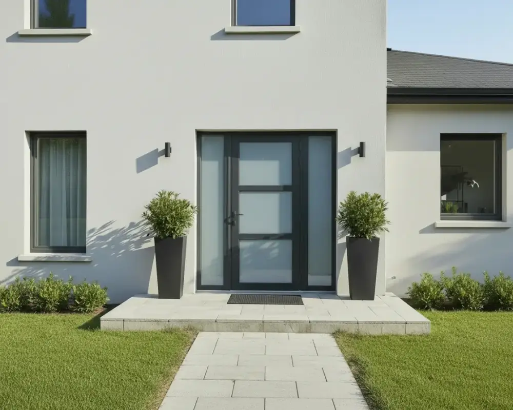 porte entrée vitrée